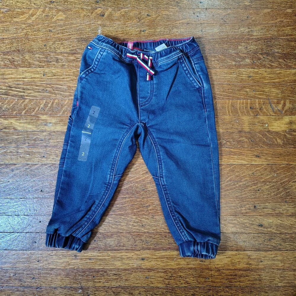 Tommy Hilfiger Denim Joggers Boys Toddler Size 2/T747